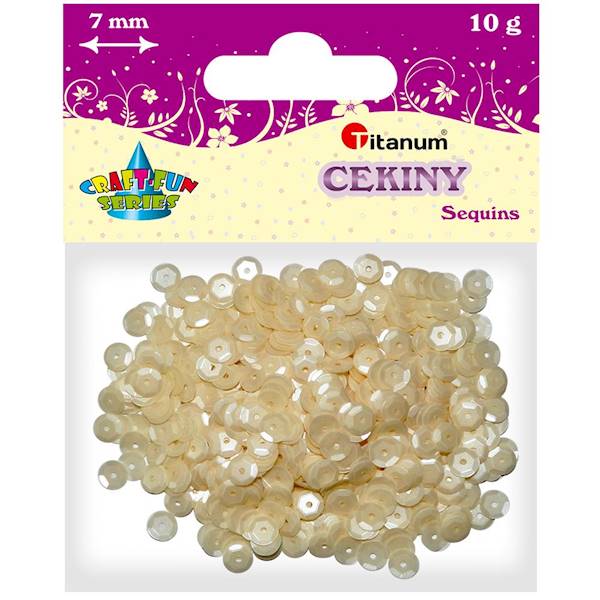 Cekiny Titanum Craft-Fun Series Okrągłe matowe
