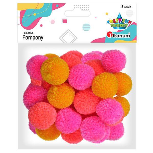 Pompony jaskrawe mix  (412940)