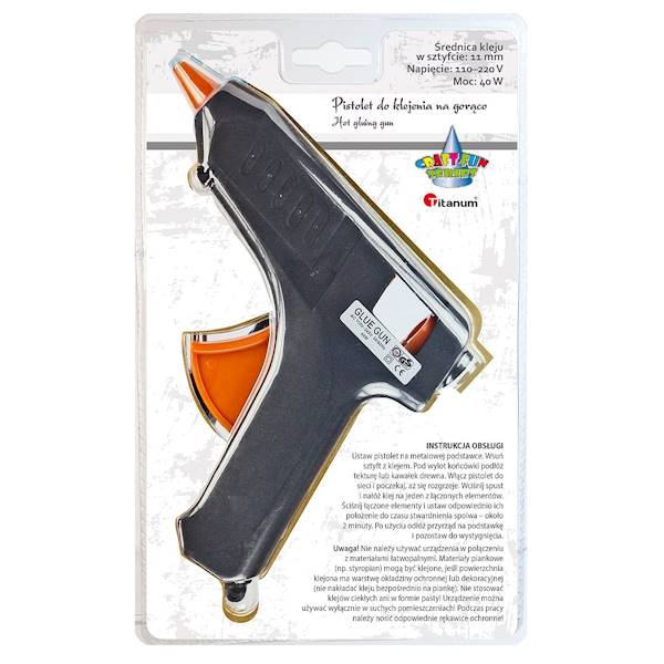 Pistolet do kleju na gorąco Titanum 40W