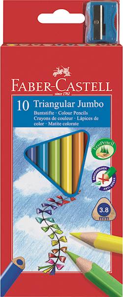 Kredki 10 szt. Faber Junior