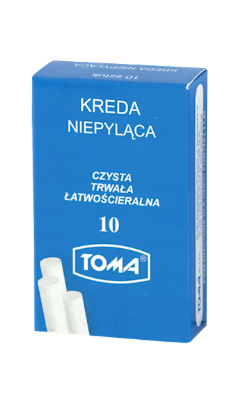 Kreda szkolna biała TOMA 10 szt.