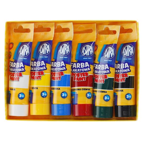 Farby plakatowe tuba 30ml a'6