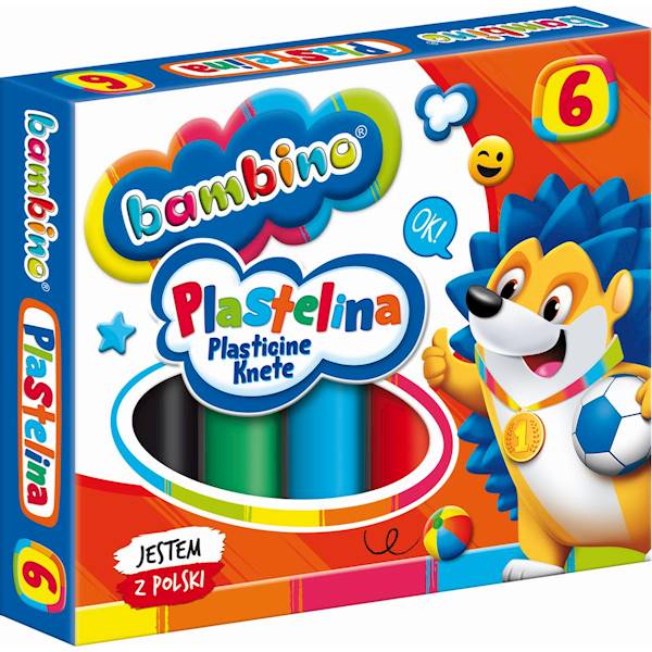 Plastelina 6 kol. Bambino