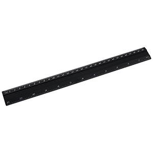 Linijka aluminiowa d.rect 30cm czarna