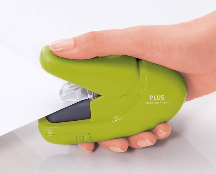 Zszywacz PLUS staple-free 5k. SL106-AB zielony