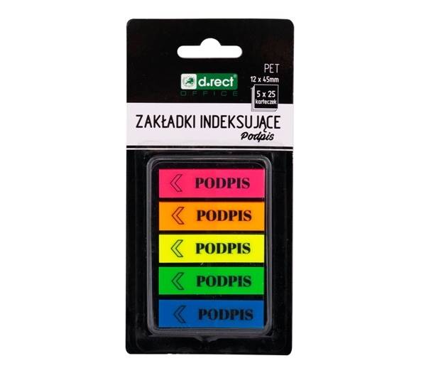 Zakładki indeks PODPIS