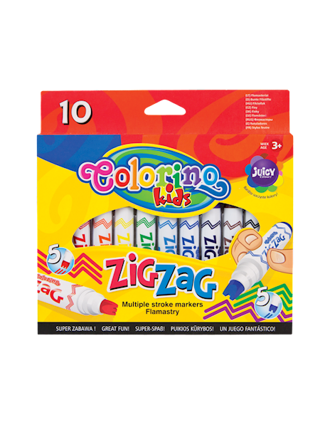 Pisaki Zig Zag Colorino 10 kol