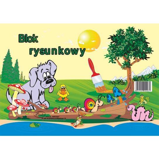 Blok rysunkowy A4 Protos