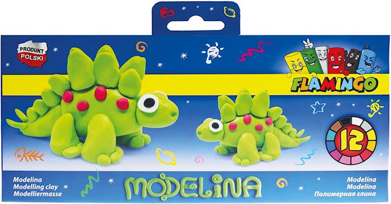 Modelina 12 kol. Flamingo