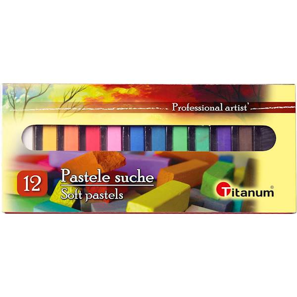 Pastele suche 12 kol. Titanum
