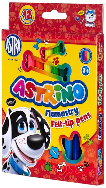 Flamastry Astrino 12 kolorów