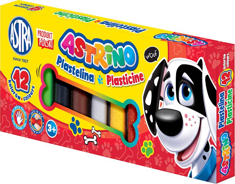 Plastelina Astrino 12 kolorów
