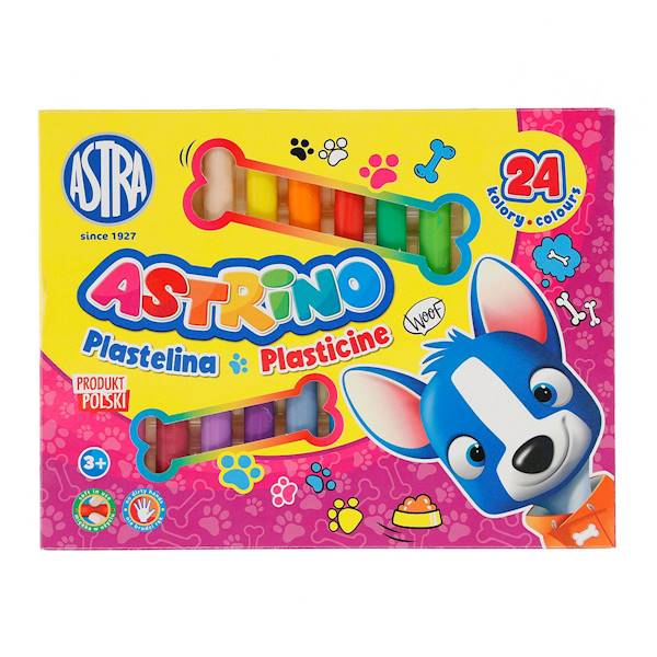 Plastelina Astrino 24 kolory