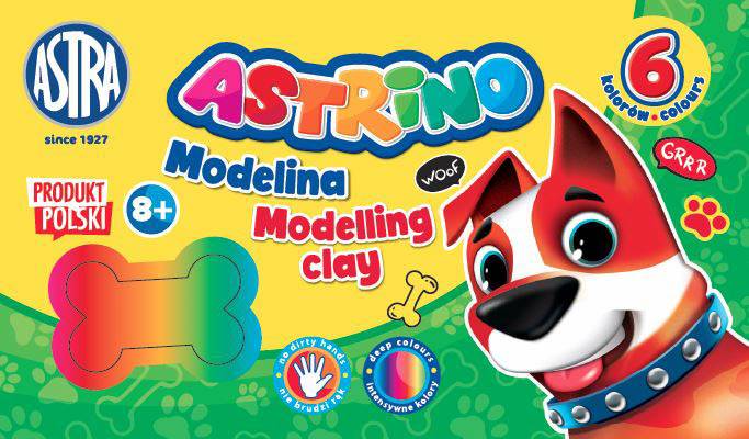 Modelina Astrino 6 kolorów