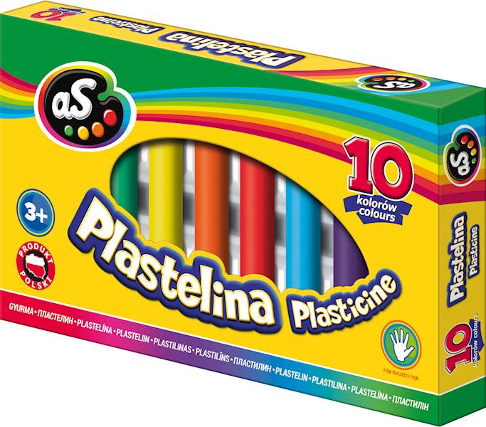 Plastelina AS 10 kolorów