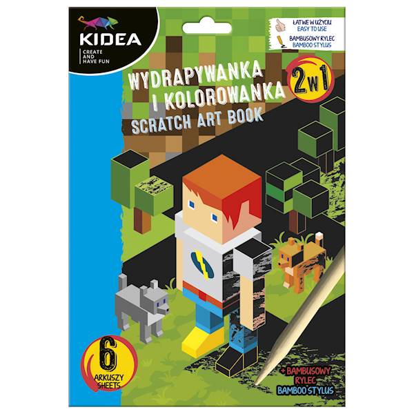 Wydrapywanka i kolorowanka Kidea Game