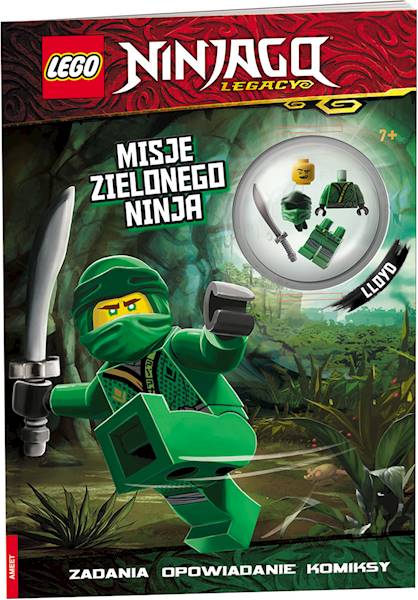 Książeczka Lego Ninjago: Misje Zielonego Ninja