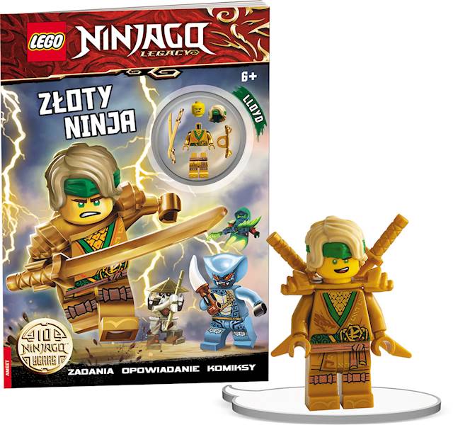 Książeczka Lego Ninja: Złoty Ninja