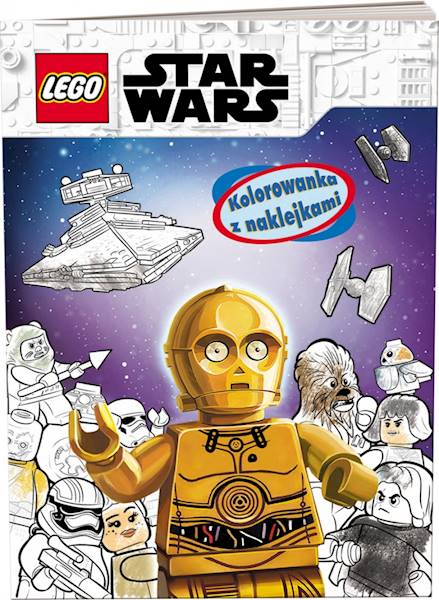 Kolorowanka z naklejkami Lego Star Wars 