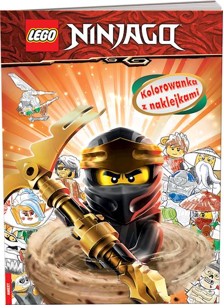 Kolorowanka z naklejkami Lego Ninjago