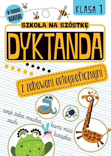 Książeczka z zabawami ortograficznymi, dyktanda