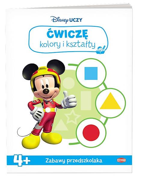 Książeczka Disney "ćwiczę kolory i kształty"