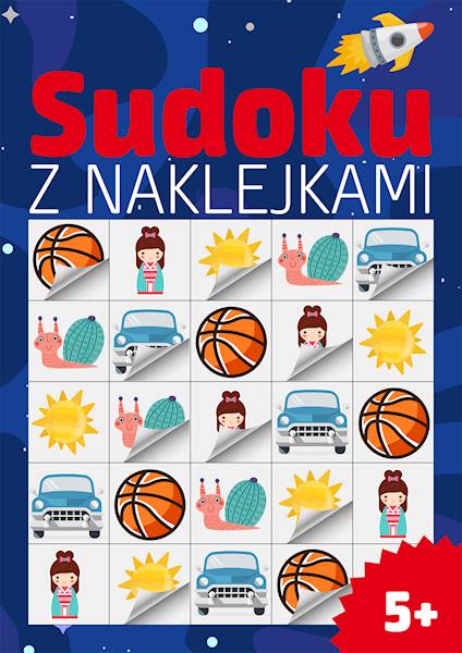 Książeczka sudoku z naklejkami