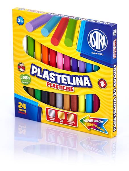Plastelina Astra 24 kolory
