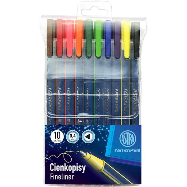 Cienkopisy trójkątne 10 szt. Astrapen