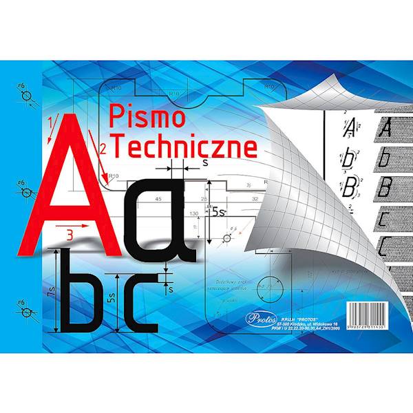 Blok do pisma technicznego Protos A4 5k