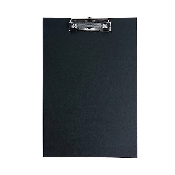 Deska A5 PVC z klipem czarna