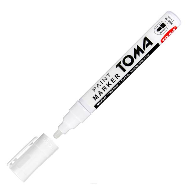 Marker olejowy TOMA TO-440 biały 