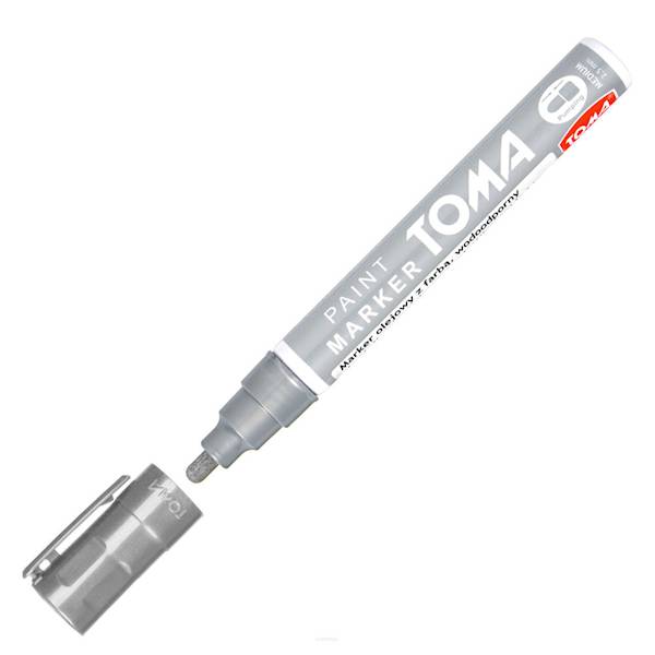 Marker olejowy TOMA TO-440 srebrny