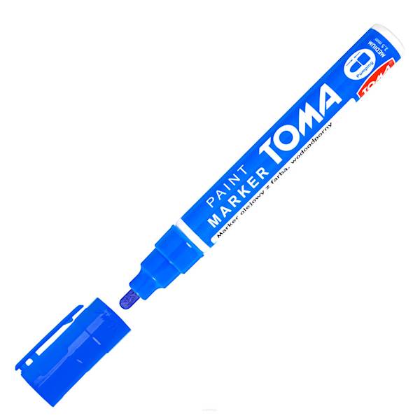Marker olejowy TOMA TO-440 niebieski