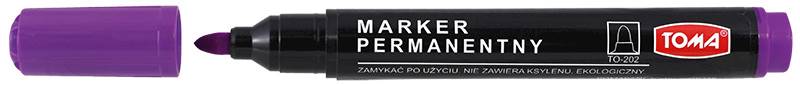Marker permanentny TOMA TO-202 fioletowy