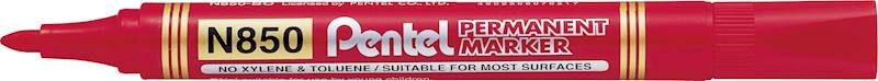 Marker permanentny Pentel czerwony N850
