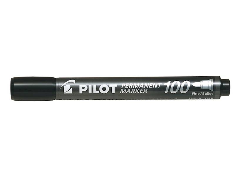 Marker permanetny PILOT czarny SCA-100