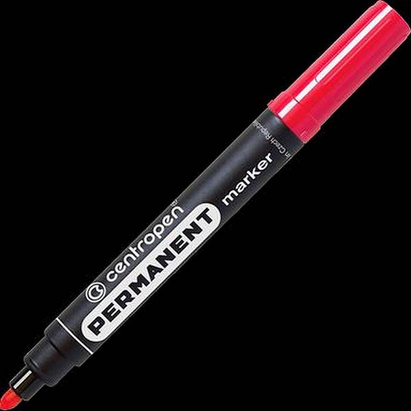Marker permanentny Centropen czerwony 