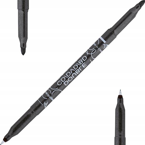 Marker do płyt Centropen dwustronny czarny