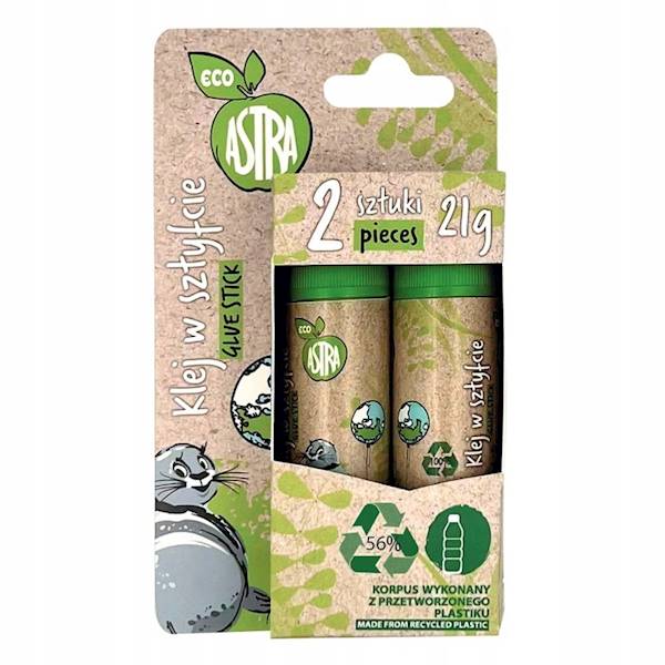 Klej w sztyfcie 21g Astra 2 sztuki ECO