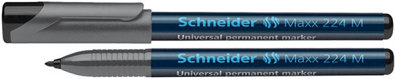 Foliopis permanentny Schneider czarny MAXX 224 M