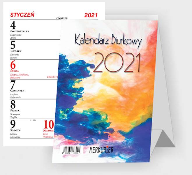 Kalendarz biurkowy stojący Beskidy 