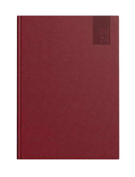 Kalendarz A5 Basic bordowy TOP-2000