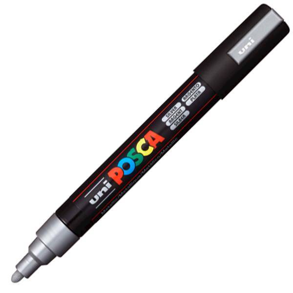 Marker UNI POSCA PC-5M srebrny