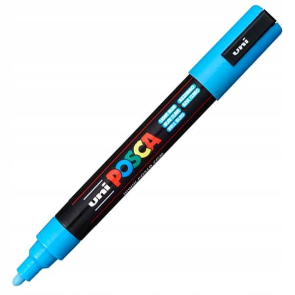 Marker UNI POSCA PC-5M jasnoniebieski