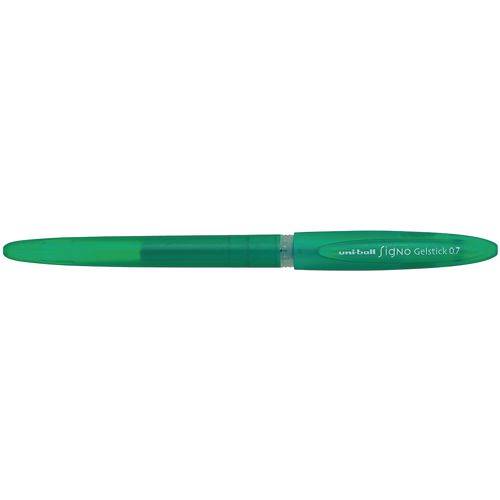Długopis żelowy uni-ball zielony 0,7 mm