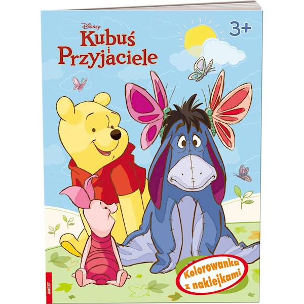Kolorowanka z naklejkami: Kubuś i przyjaciele