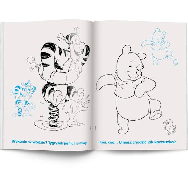 Kolorowanka z naklejkami: Kubuś i przyjaciele