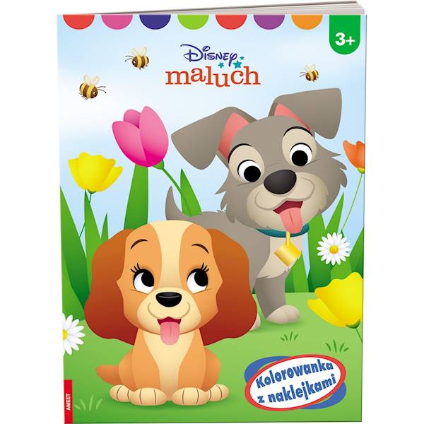 Kolorowanka z naklejkami: Disney Maluch