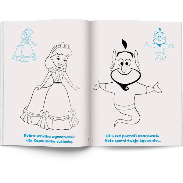 Kolorowanka z naklejkami: Disney Maluch